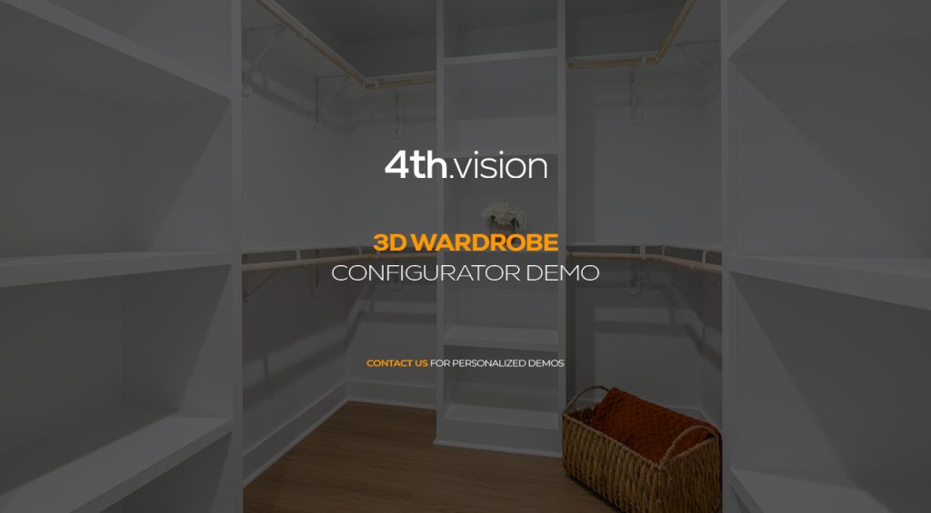 Wardrobe 3D Configurator Demo Baner